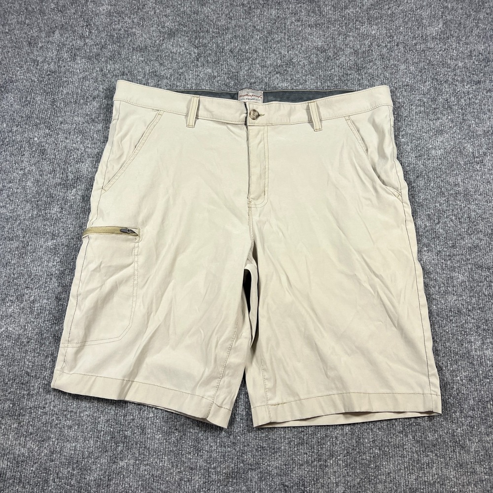 Weatherproof Vintage Hybrid Trail Shorts Mens 40‎ Beige Nylon Stretch Hiking